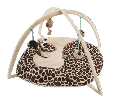 Cat Play Mat With Arch Toys