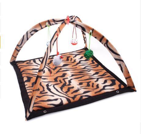 Cat Play Mat With Arch Toys