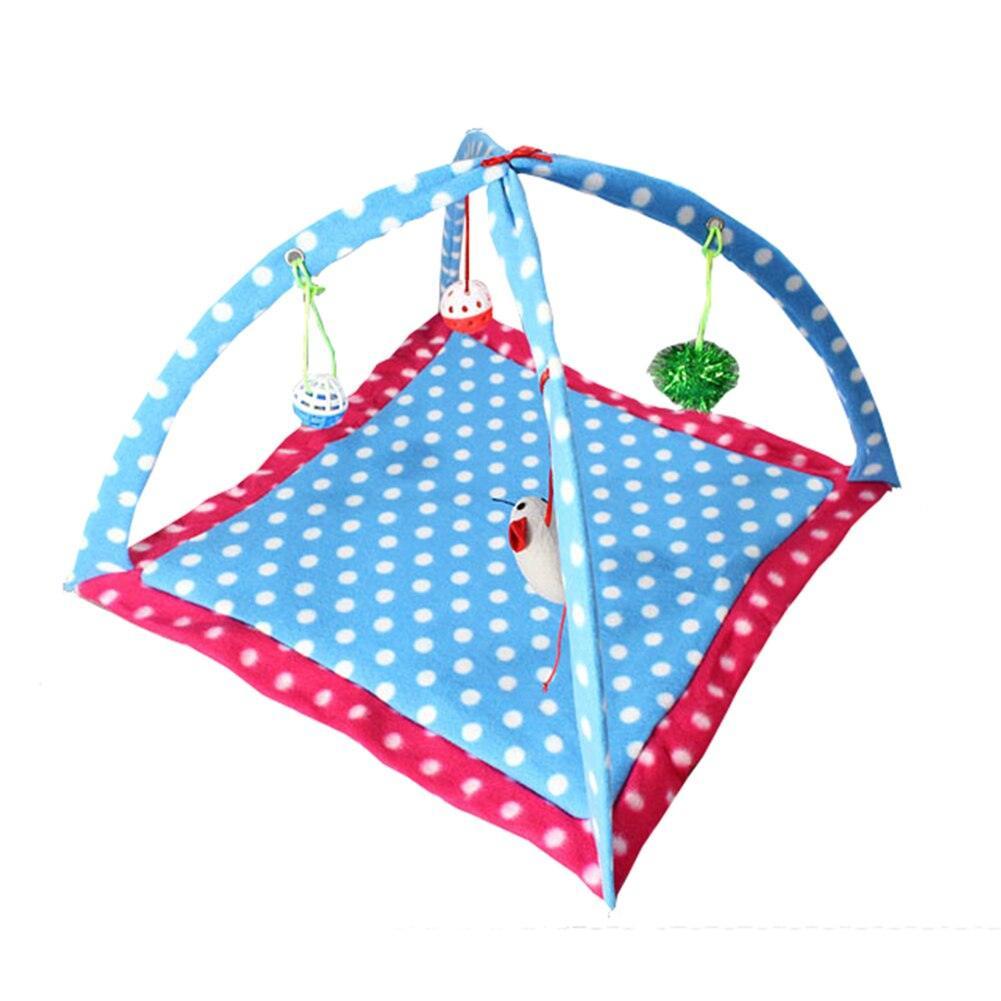 Cat Play Mat With Arch Toys