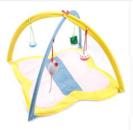 Cat Play Mat With Arch Toys