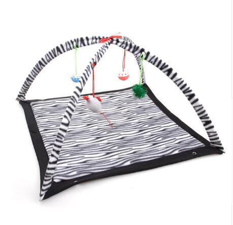Cat Play Mat With Arch Toys