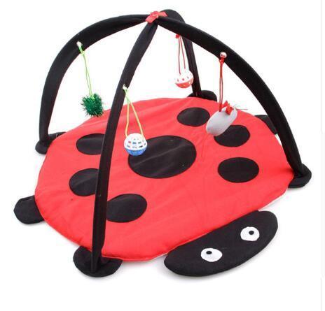 Cat Play Mat With Arch Toys